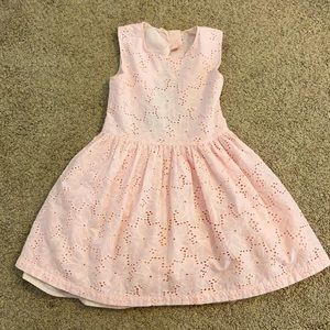 Carter’s pink open back girls dress, size 5t